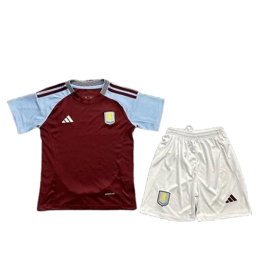 2024/25 Aston Villa Home Kids Kit