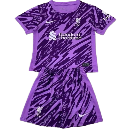 2024/25 Liverpool GoalKeeper Purple Kids Kit