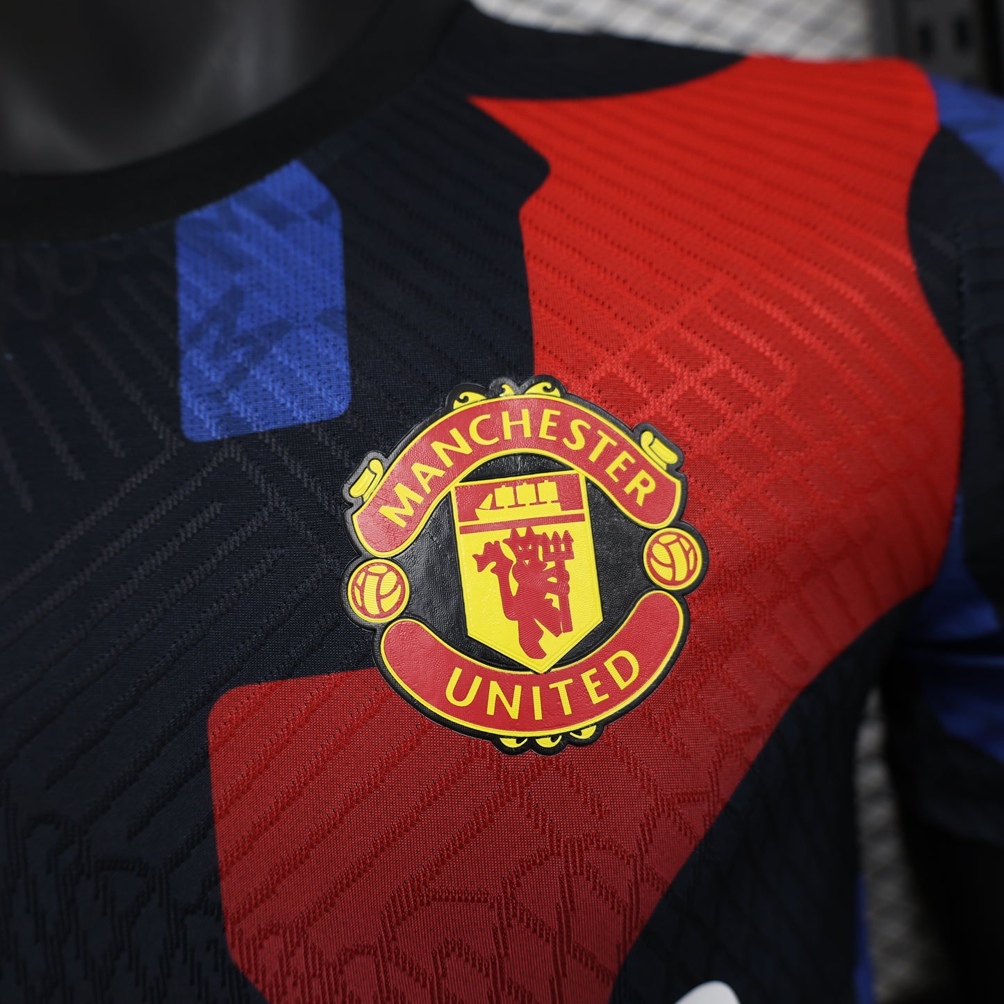 2024/25 Manchester United Prematch Black Jersey - Player Version