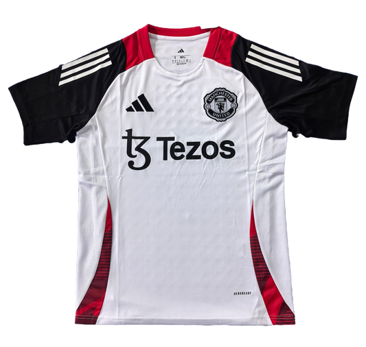 *NEW* 2024/25 Manchester United Prematch White Jersey - Fan Version