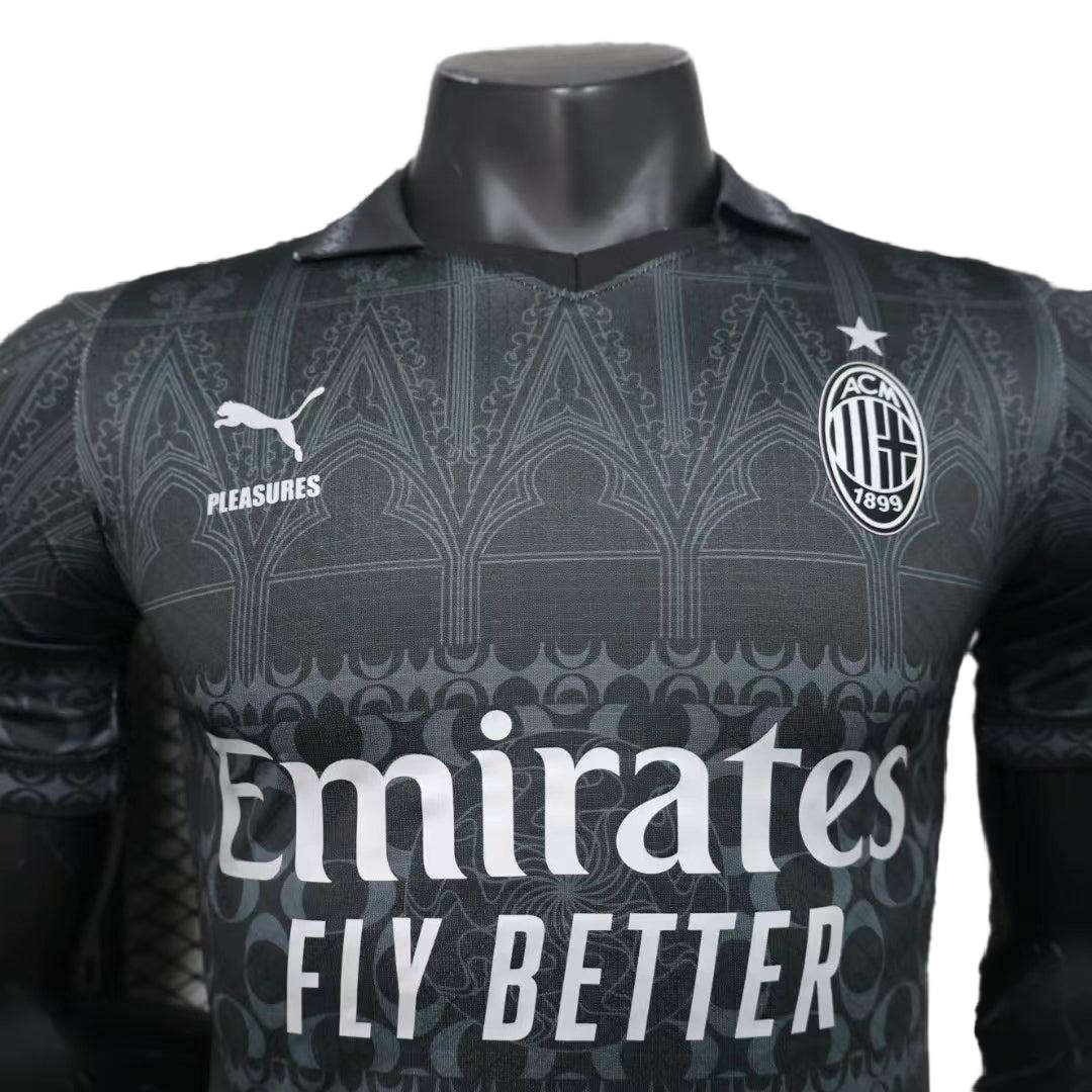 2024/25 AC Milan x Pleasures Dark Jersey - Player Version