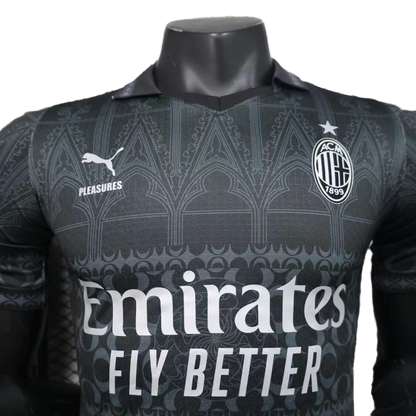 2024/25 AC Milan x Pleasures Dark Jersey - Player Version