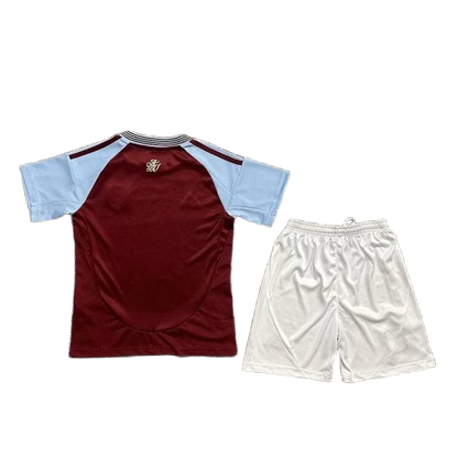 2024/25 Aston Villa Home Kids Kit