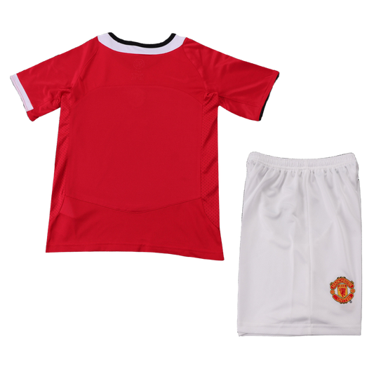 Manchester United 2005-06 Home Kids Kit - Retro