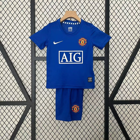 Manchester United 2008-09 Third Kids Kit - Retro