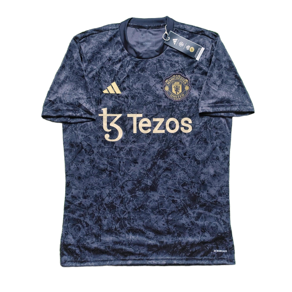 2024/25 Manchester United Stone Roses Special Edition Pre Match Jersey - Fan Version