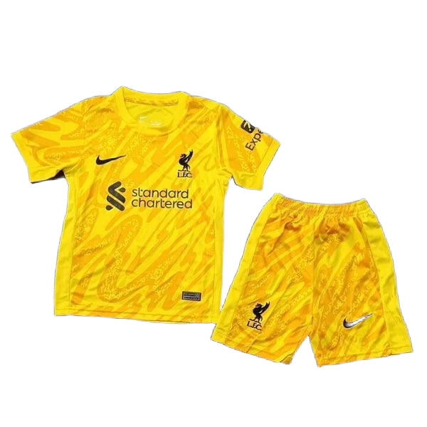 2024/25 Liverpool GoalKeeper Yellow Kids Kit