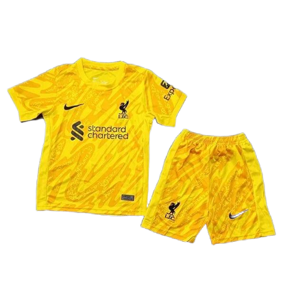 2024/25 Liverpool GoalKeeper Yellow Kids Kit