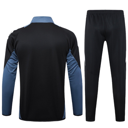 2024/25 Manchester United Presentation Black/Grey Adults Tracksuit