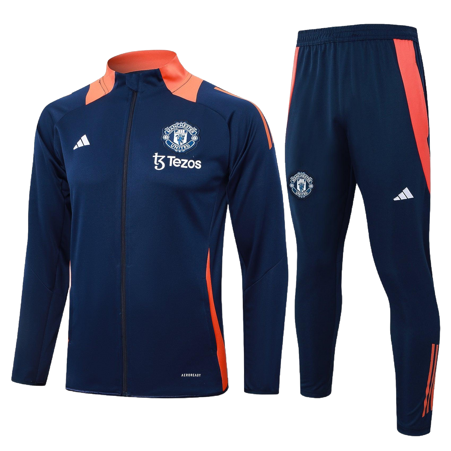 2024/25 Manchester United Presentation Blue Kids Tracksuit