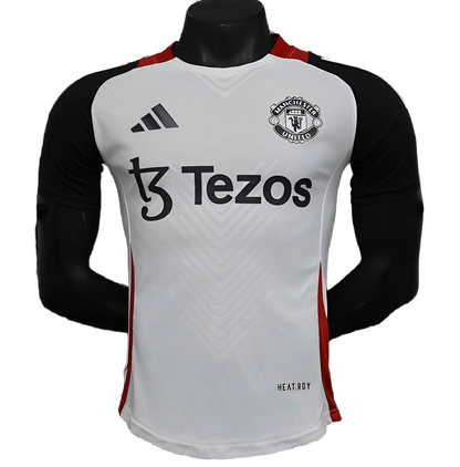 2024/25 Manchester United Prematch White Jersey - Player Version