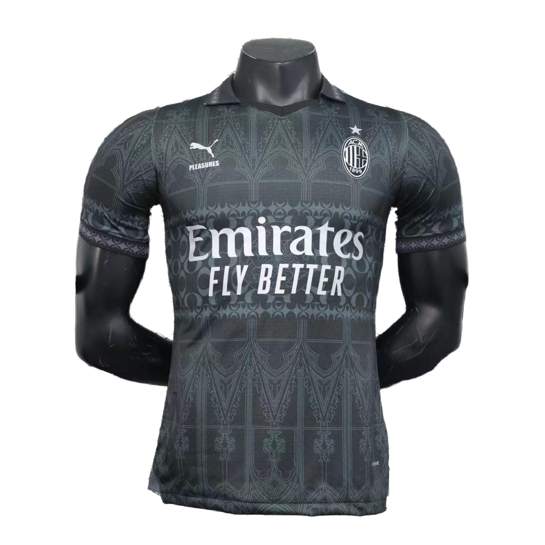 2024/25 AC Milan x Pleasures Dark Jersey - Player Version