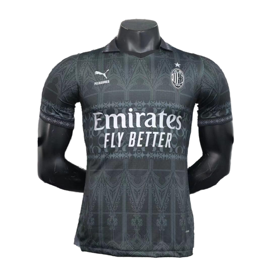 2024/25 AC Milan x Pleasures Dark Jersey - Player Version