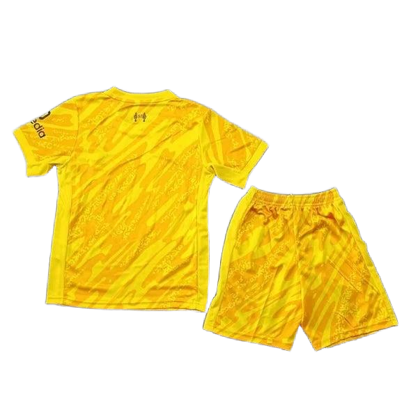 2024/25 Liverpool GoalKeeper Yellow Kids Kit