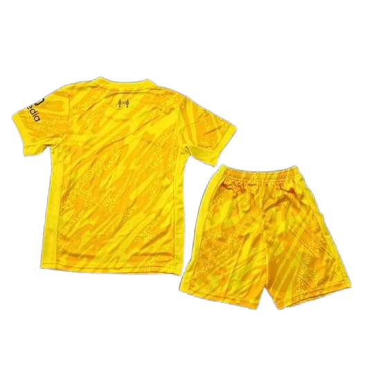 2024/25 Liverpool GoalKeeper Yellow Kids Kit