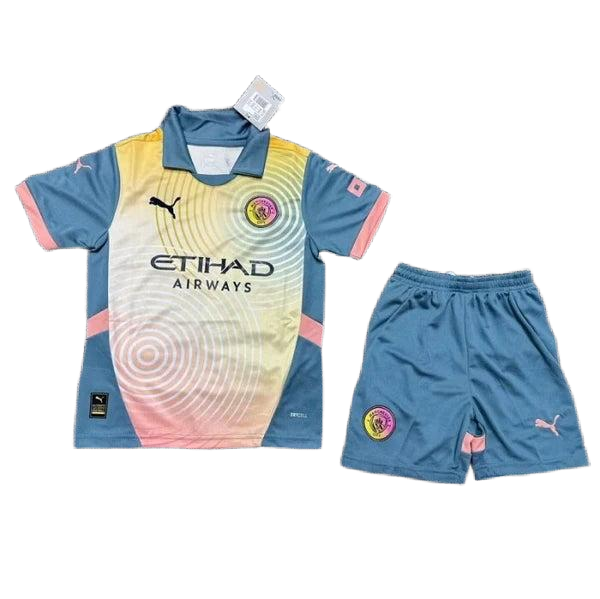 2024/25 Manchester City Fourth Kids Kit