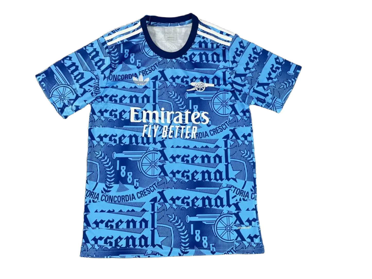 2024 Arsenal Blue Print Jersey - Fan Version