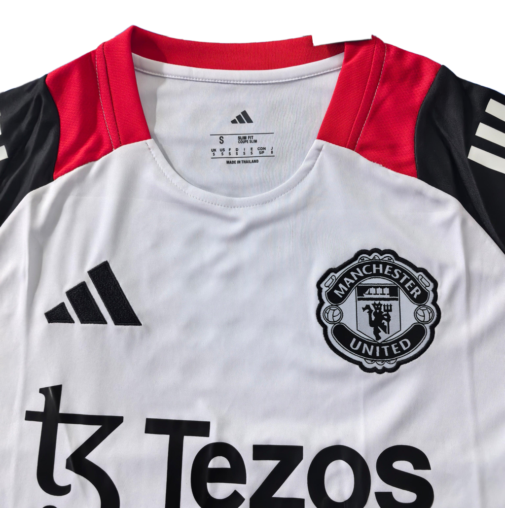 *NEW* 2024/25 Manchester United Prematch White Jersey - Fan Version