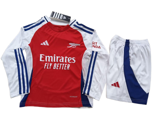 2024/25 Arsenal Home Long Sleeve Kids Kit