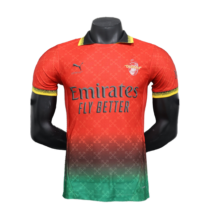 2024/25 AC Milan x OffWhite Fourth Red Jersey - Player Version