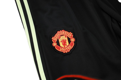 2024/25 Manchester United Presentation Green/Black Kids Tracksuit