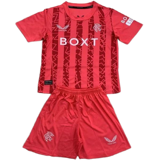 2024/25 Rangers GoalKeepers Red Kids Kit