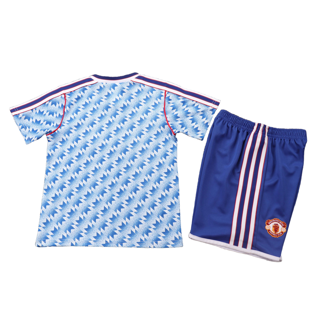 *NEW* Manchester United 1990/92 Away Kids Kit - Retro