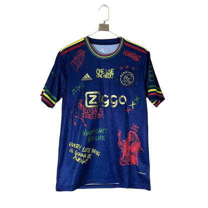 *NEW* 2025 Ajax Bob Marley Blue Jersey - Fan Version