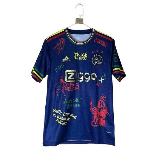 *NEW* 2025 Ajax Bob Marley Blue Jersey - Fan Version