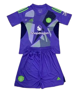 2024/25 Manchester United GoalKeeper Purple Kids Kit