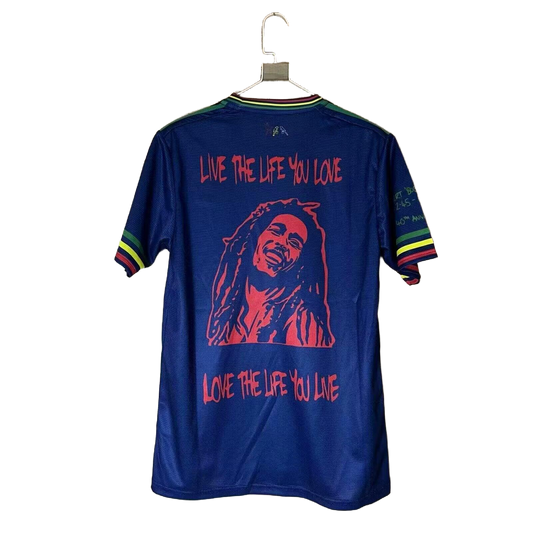 *NEW* 2025 Ajax Bob Marley Blue Jersey - Fan Version