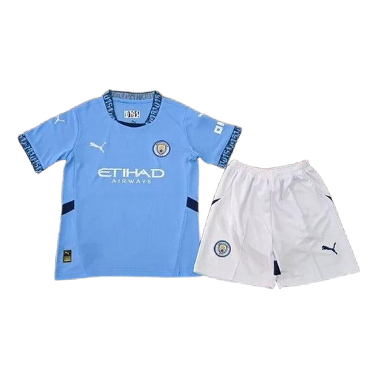 2024/25 Manchester City Home Kids Kit