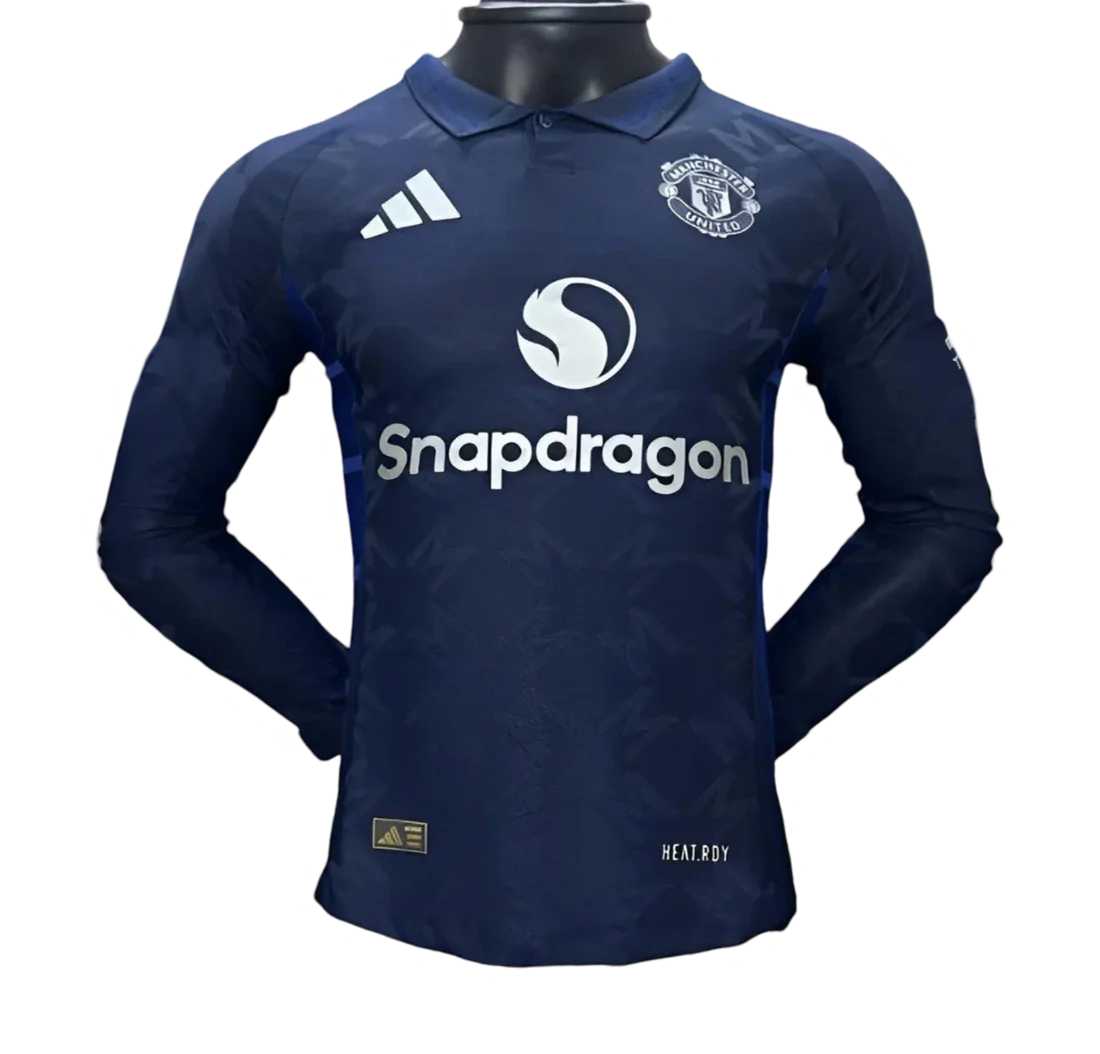 2024/25 Manchester United Away Long Sleeve Jersey - Player Version