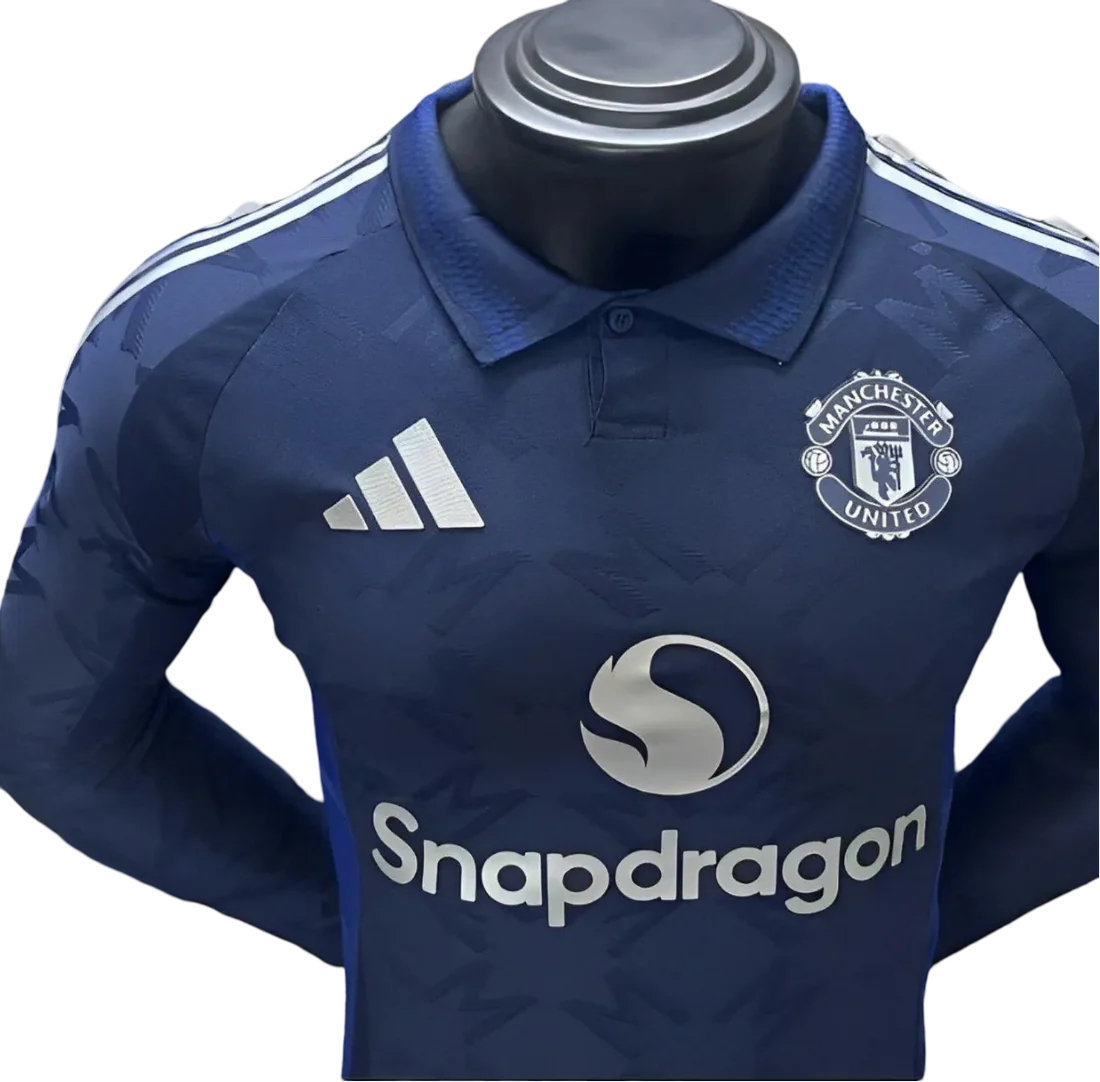 2024/25 Manchester United Away Long Sleeve Jersey - Player Version