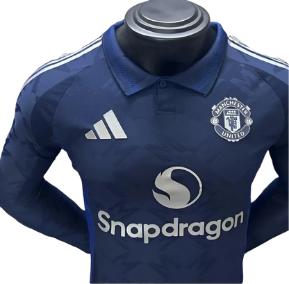 2024/25 Manchester United Away Long Sleeve Jersey - Player Version