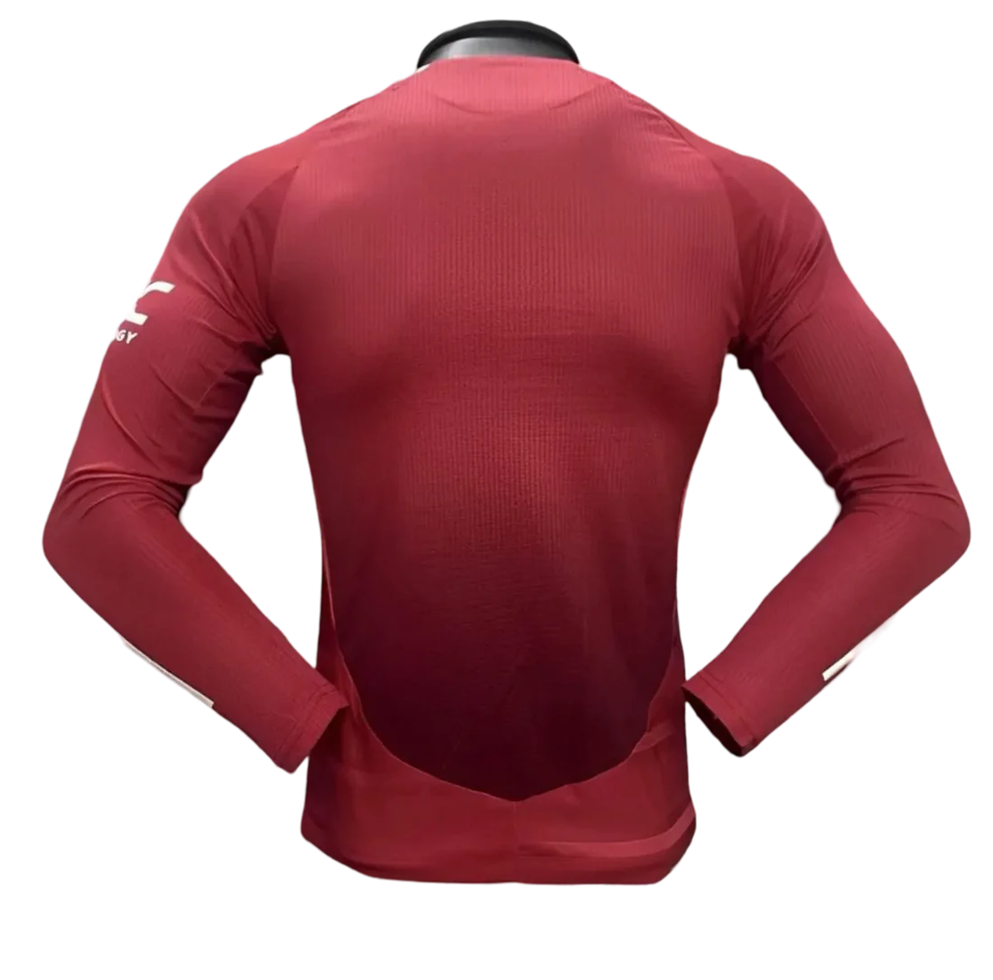 2024/25 Manchester United Home Long Sleeve Jersey - Player Version