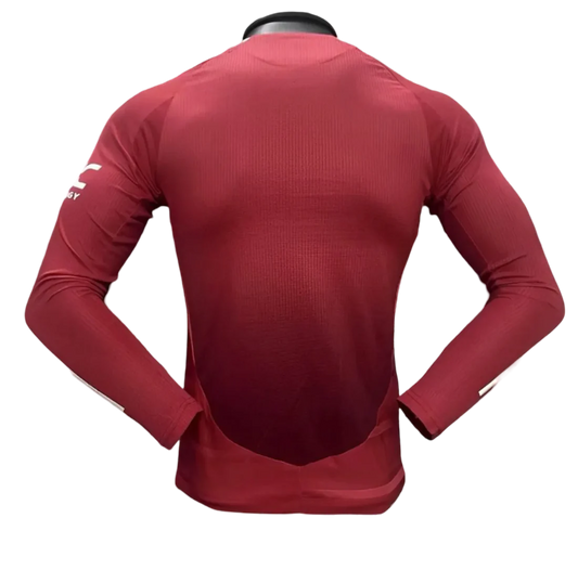 2024/25 Manchester United Home Long Sleeve Jersey - Player Version