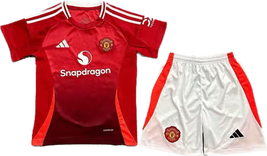 2024/25 Manchester United Home Kids Kit