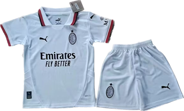 2024/25 AC Milan Away Kids Kit