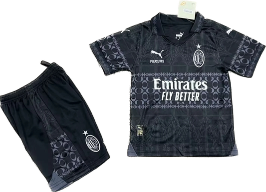 2024/25 AC Milan X Pleasures Dark Kids Kit